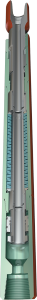 cutaway of Shock Sub