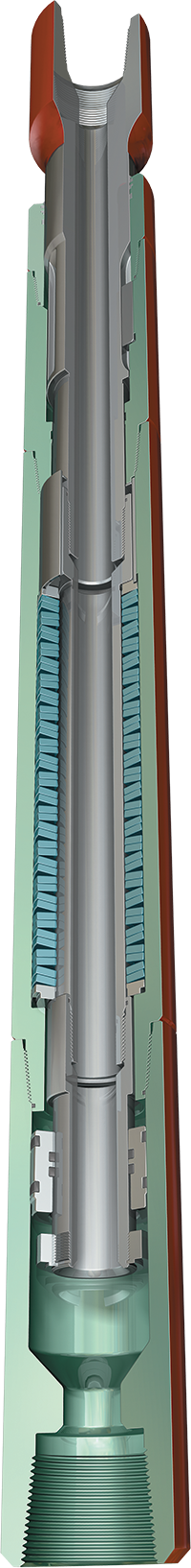 cutaway of Shock Sub